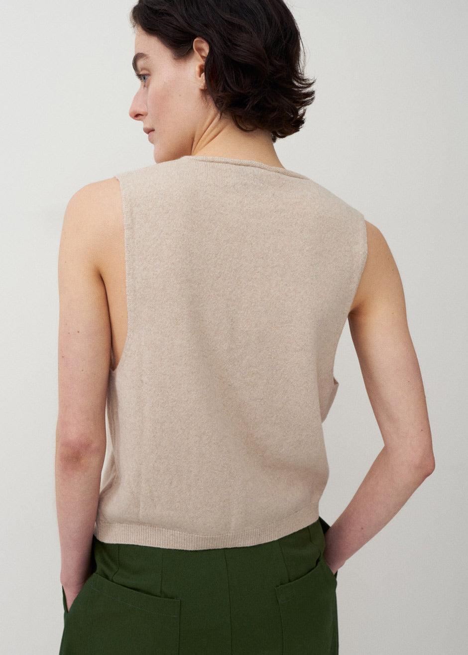 Rika Studios Antonia Gilet Shirt - Naturale - 5