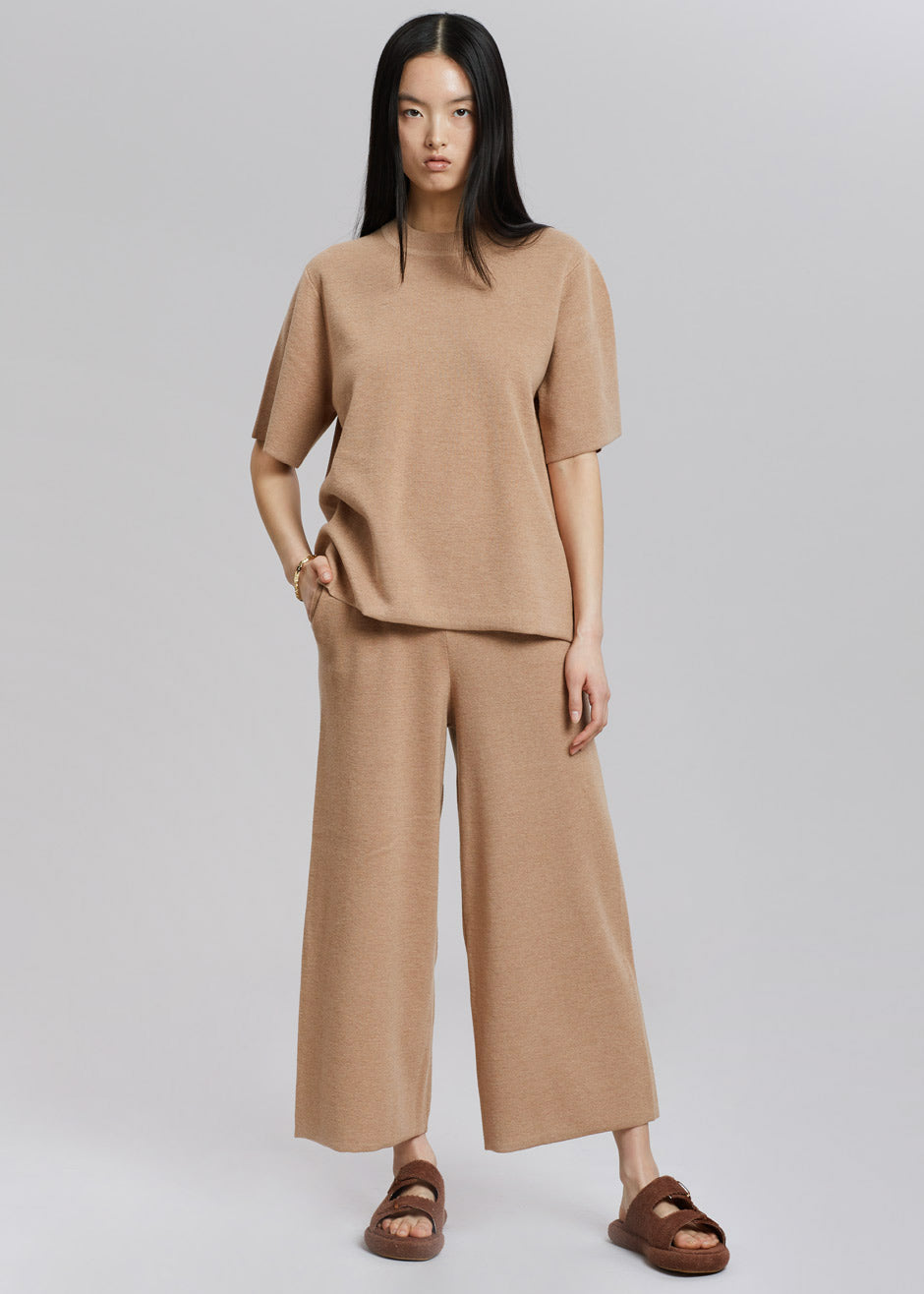 Rodebjer Calla Knit Pants - Camel - 5