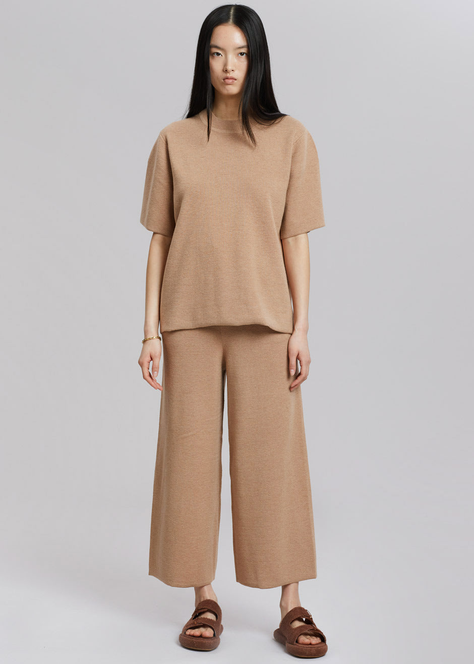 Rodebjer Calla Knit Pants - Camel - 7