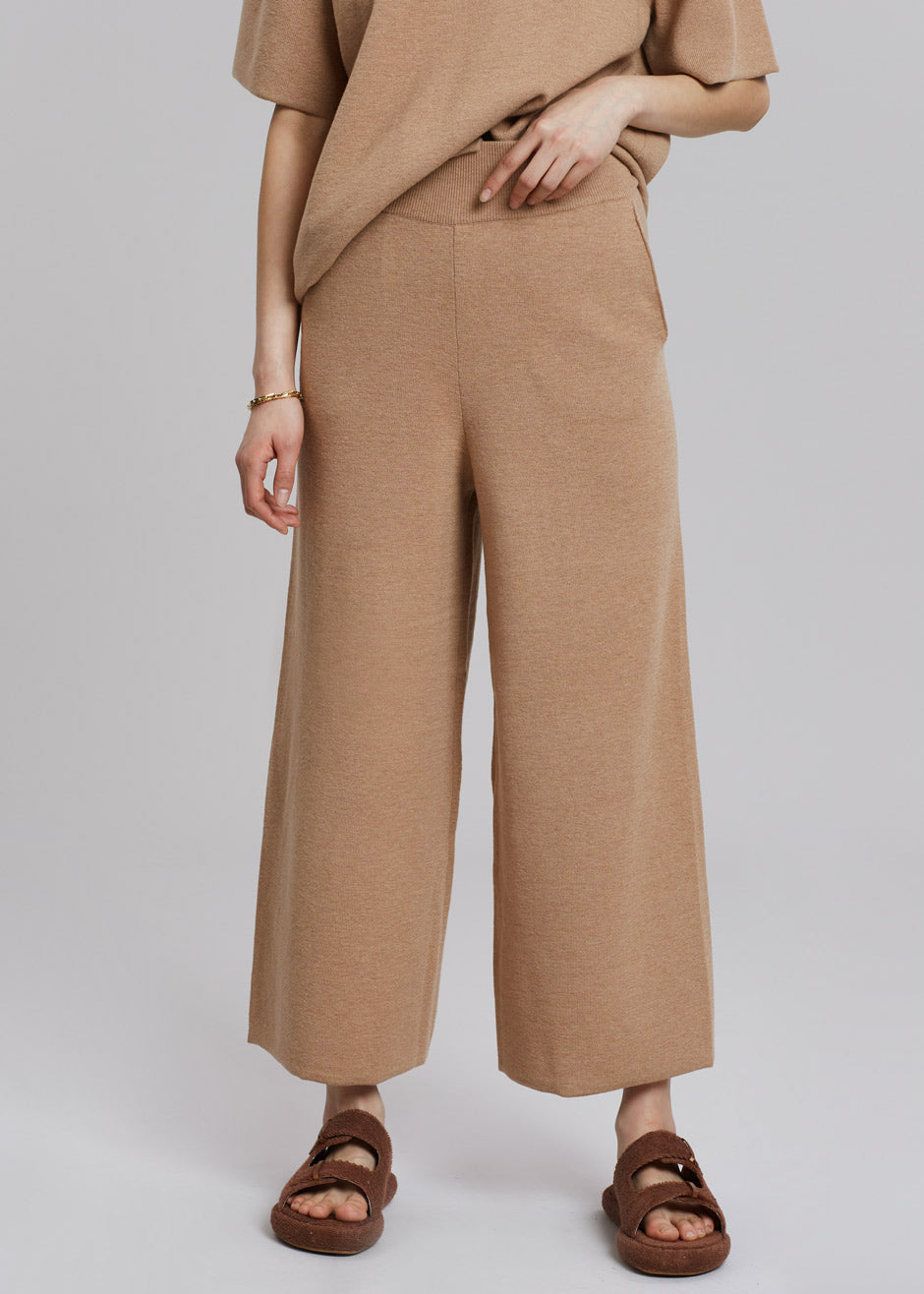 Rodebjer Calla Knit Pants - Camel - 6