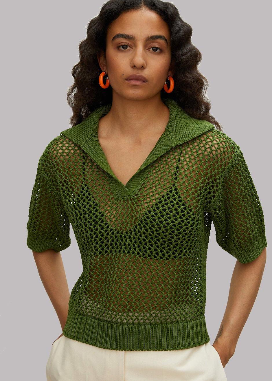 Róhe Annie Pullover - Fern Green - 2