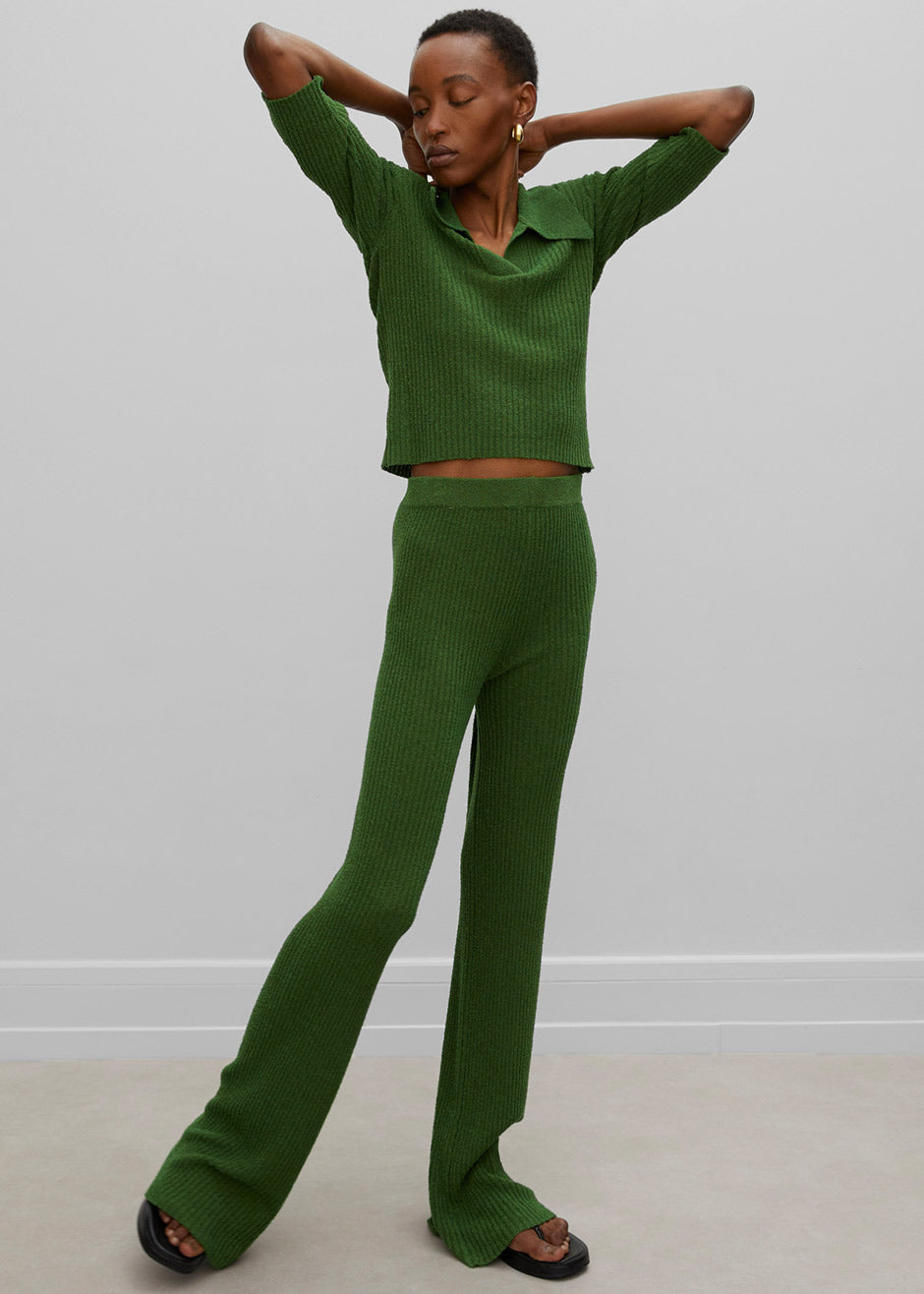 Róhe Finn Pants - Fern Green - 1