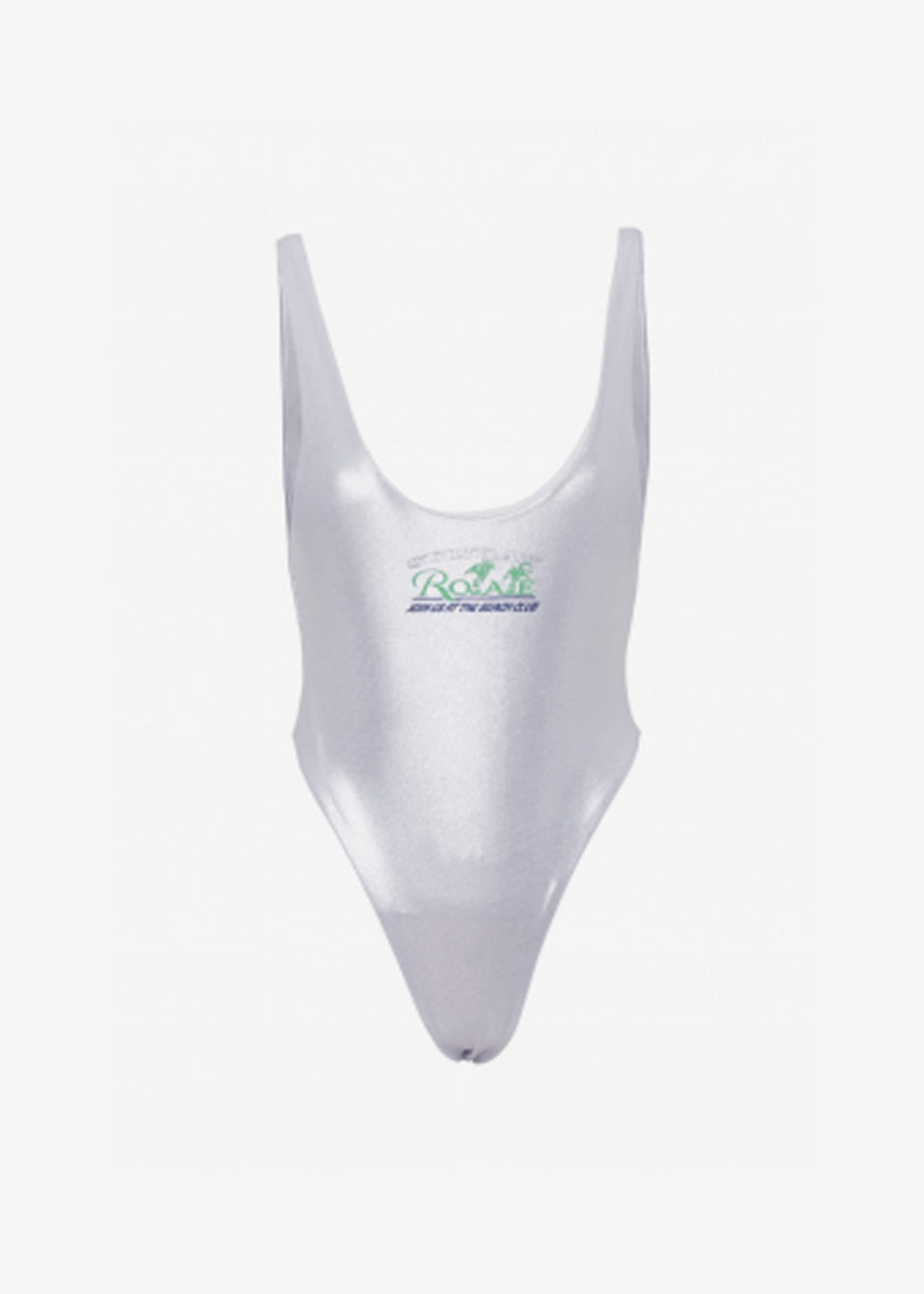 ROTATE Cismione Bathing Suit - Silver - 6
