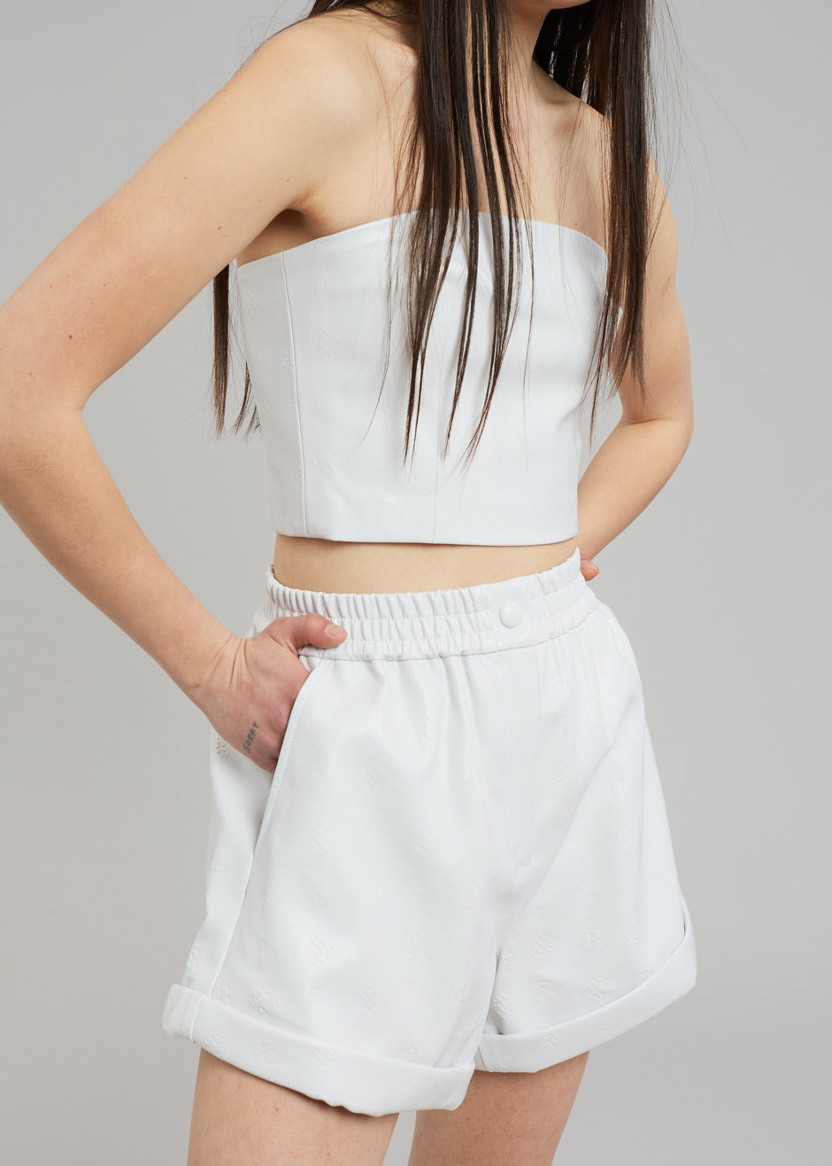 ROTATE Emili Top - Bright White - 3