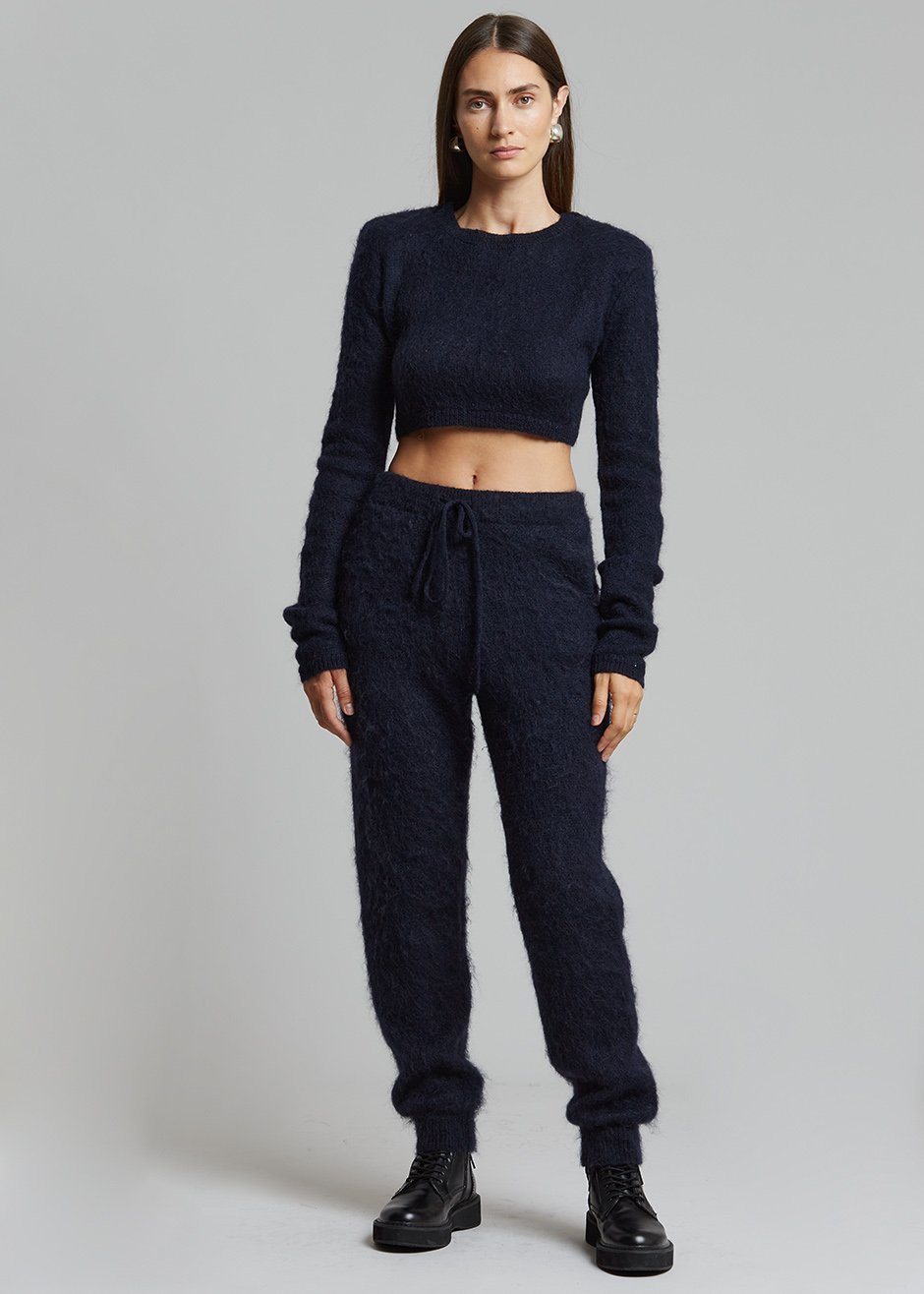 ROTATE Rhea Knit Pants - Night Sky - 2