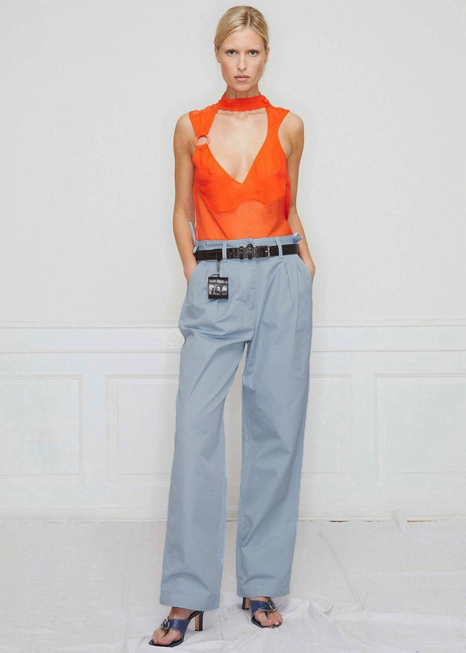 Saks Potts Johan Pants - Dusty Blue - 5