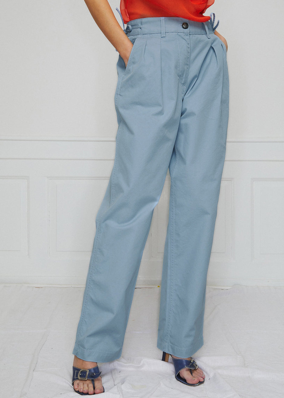 Saks Potts Johan Pants - Dusty Blue - 4