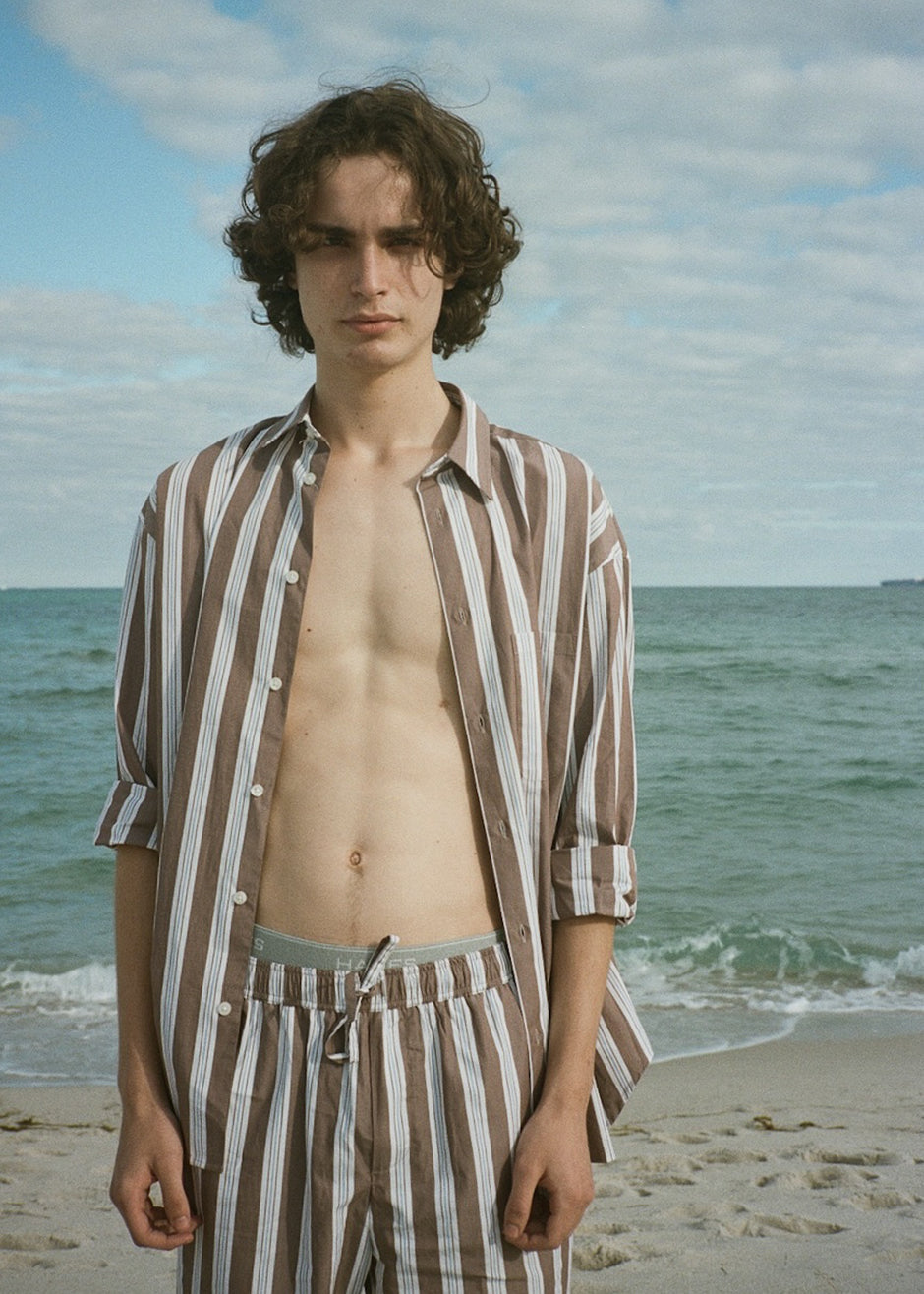 Samsøe & Samsøe Marley Shirt - Brown Stripe - 7