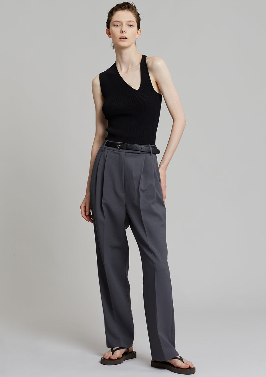 Bea Suit Pants - Charcoal - 2