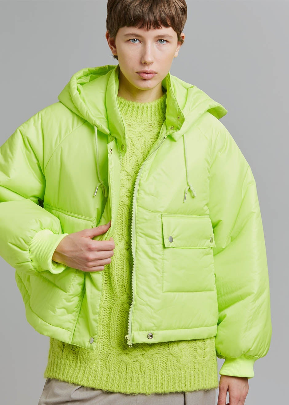 Seva Puffer - Lime - 5