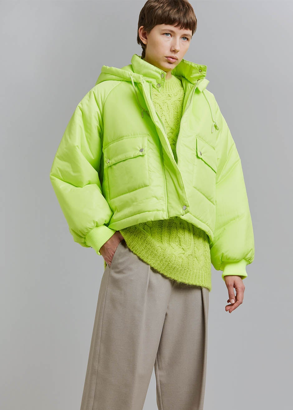 Seva Puffer - Lime - 4