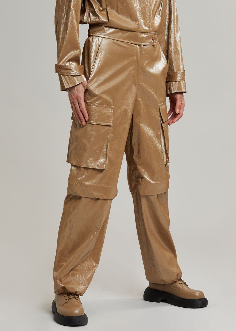 Stevie Shiny Pants - Sand - 2