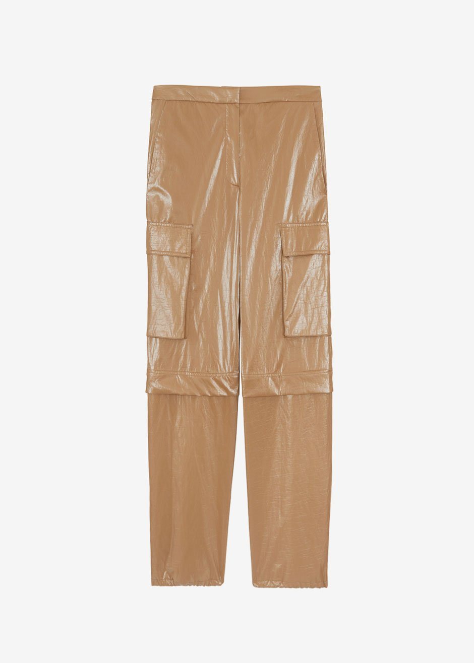 Stevie Shiny Pants - Sand - 6