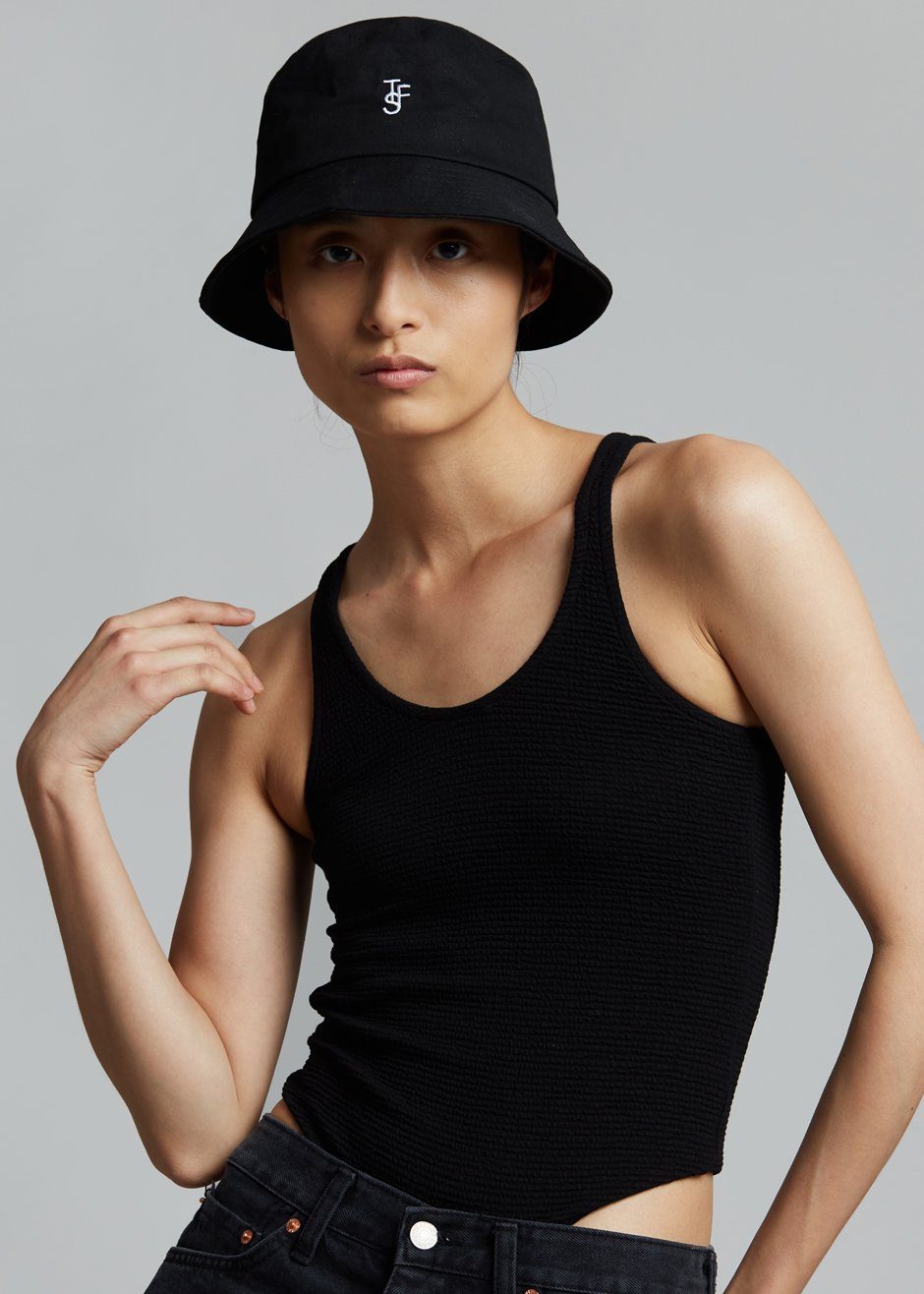 Frankie Bucket Hat - Black - 4
