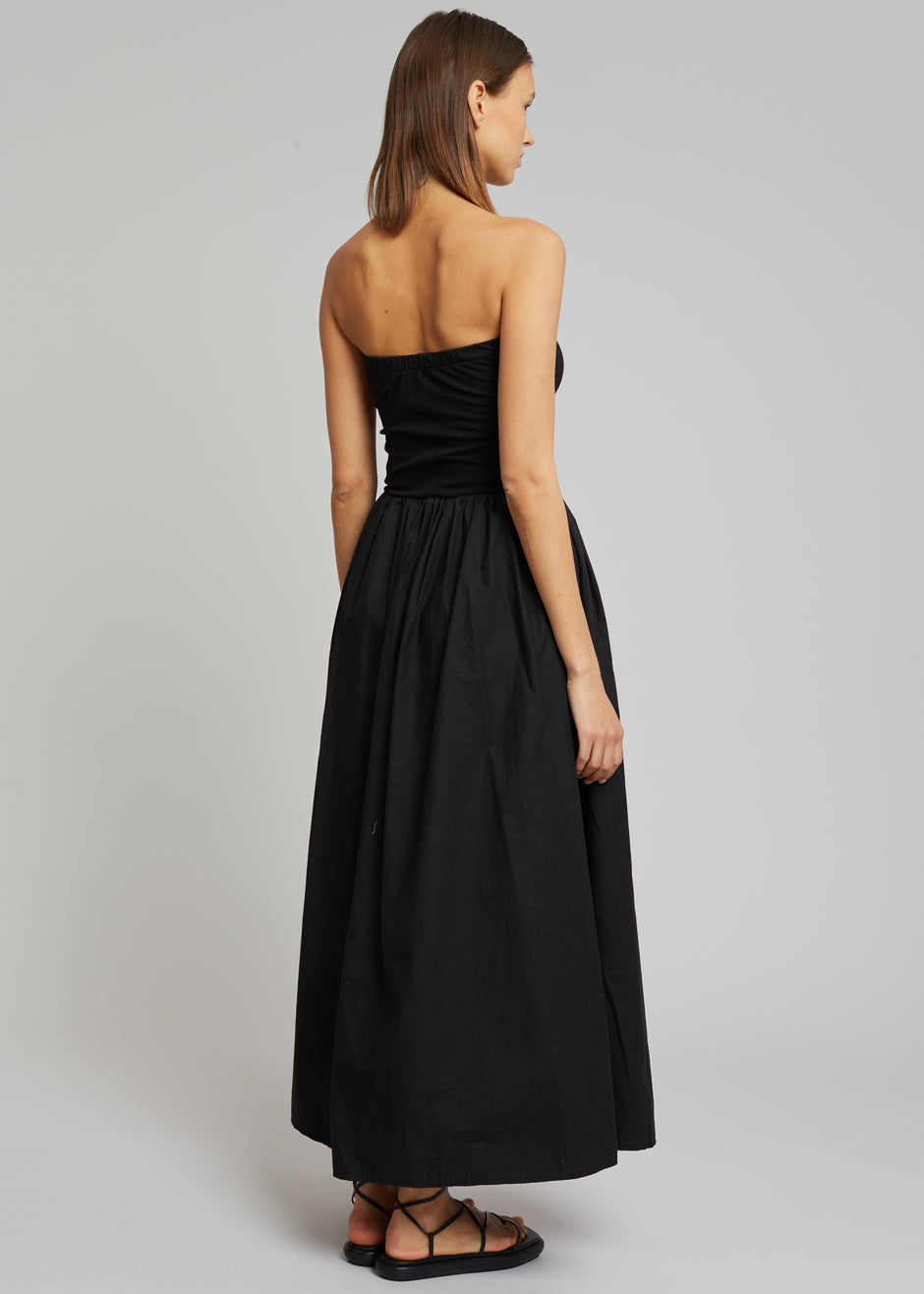 Tamo Strapless Maxi Dress - Black - 7