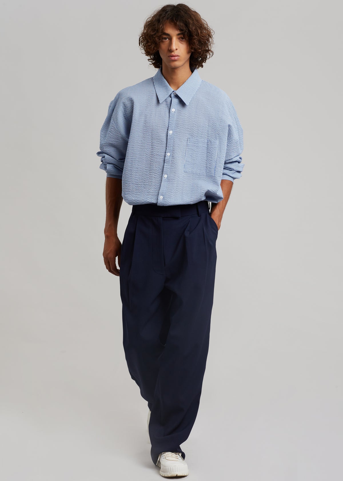 Beo Suit Pants - Blue - 3