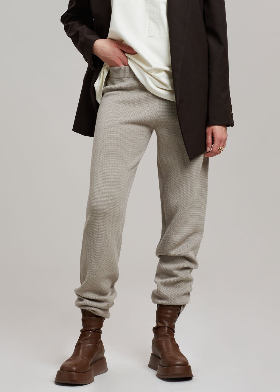 The Garment Marwari Knit Lounge Pants - Ecru - 4