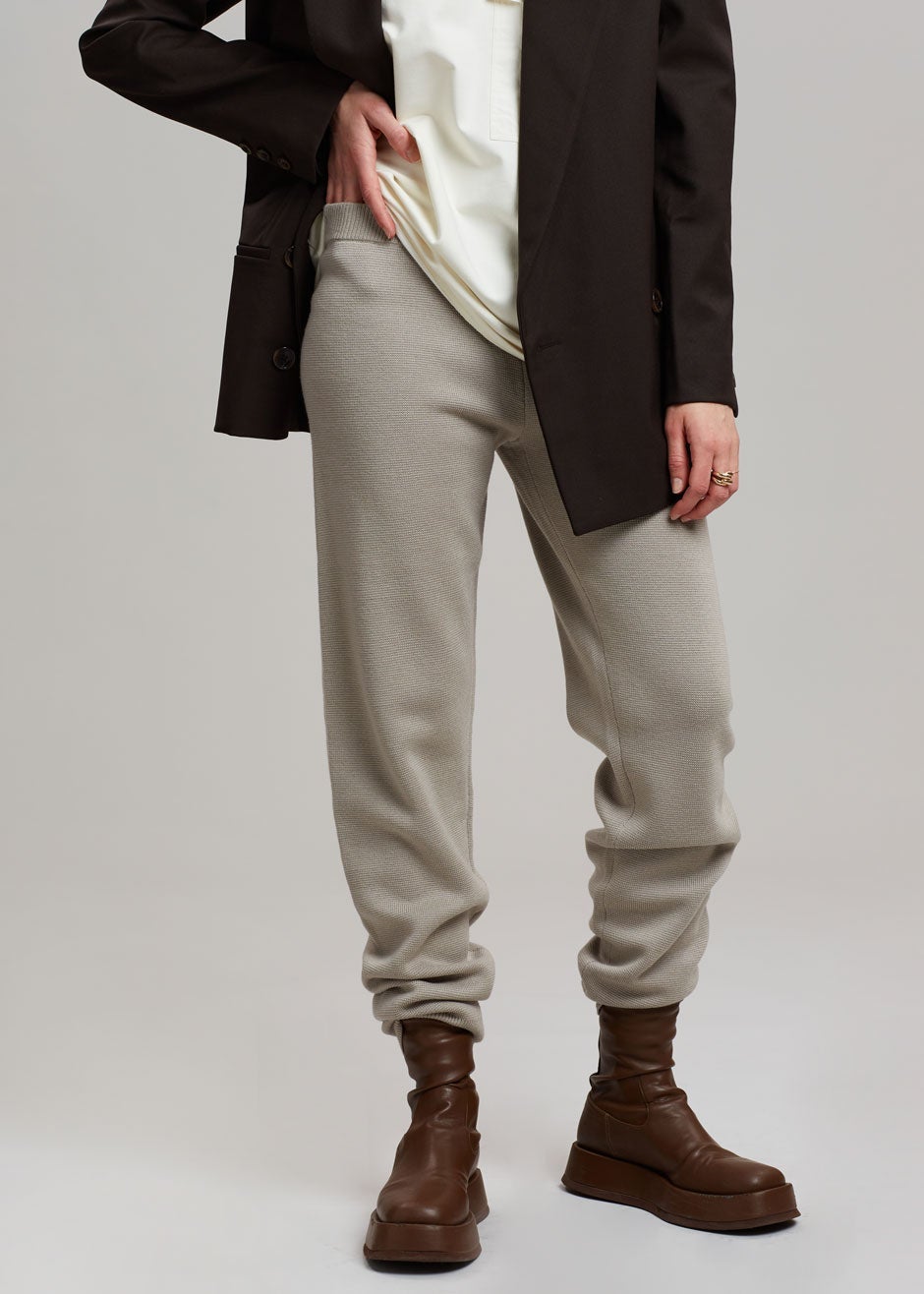 The Garment Marwari Knit Lounge Pants - Ecru - 2