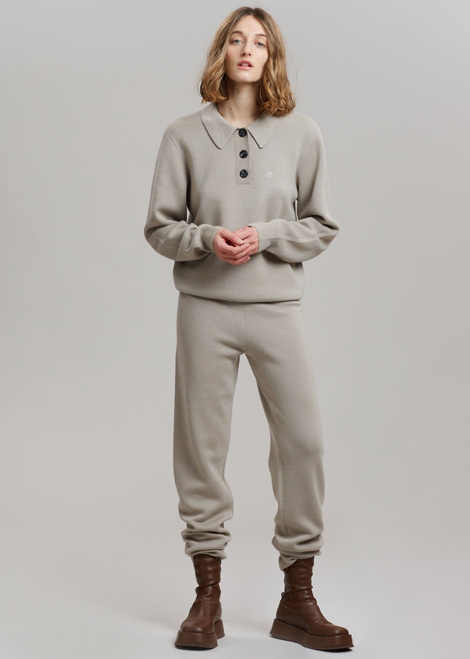 The Garment Marwari Knit Lounge Pants - Ecru - 1
