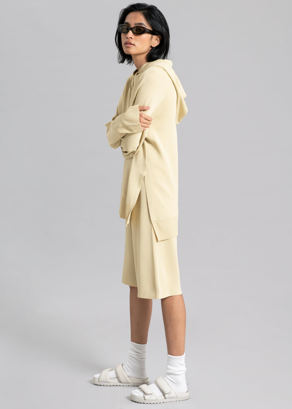 Thea Knit Hoodie - Straw - 9