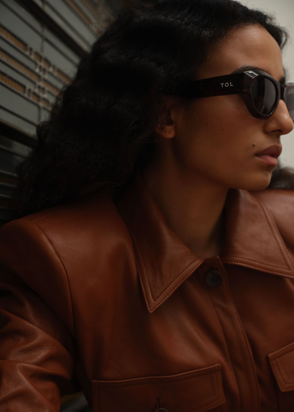 TOL Eyewear Glamoureaux Sunglasses - Havana - 4