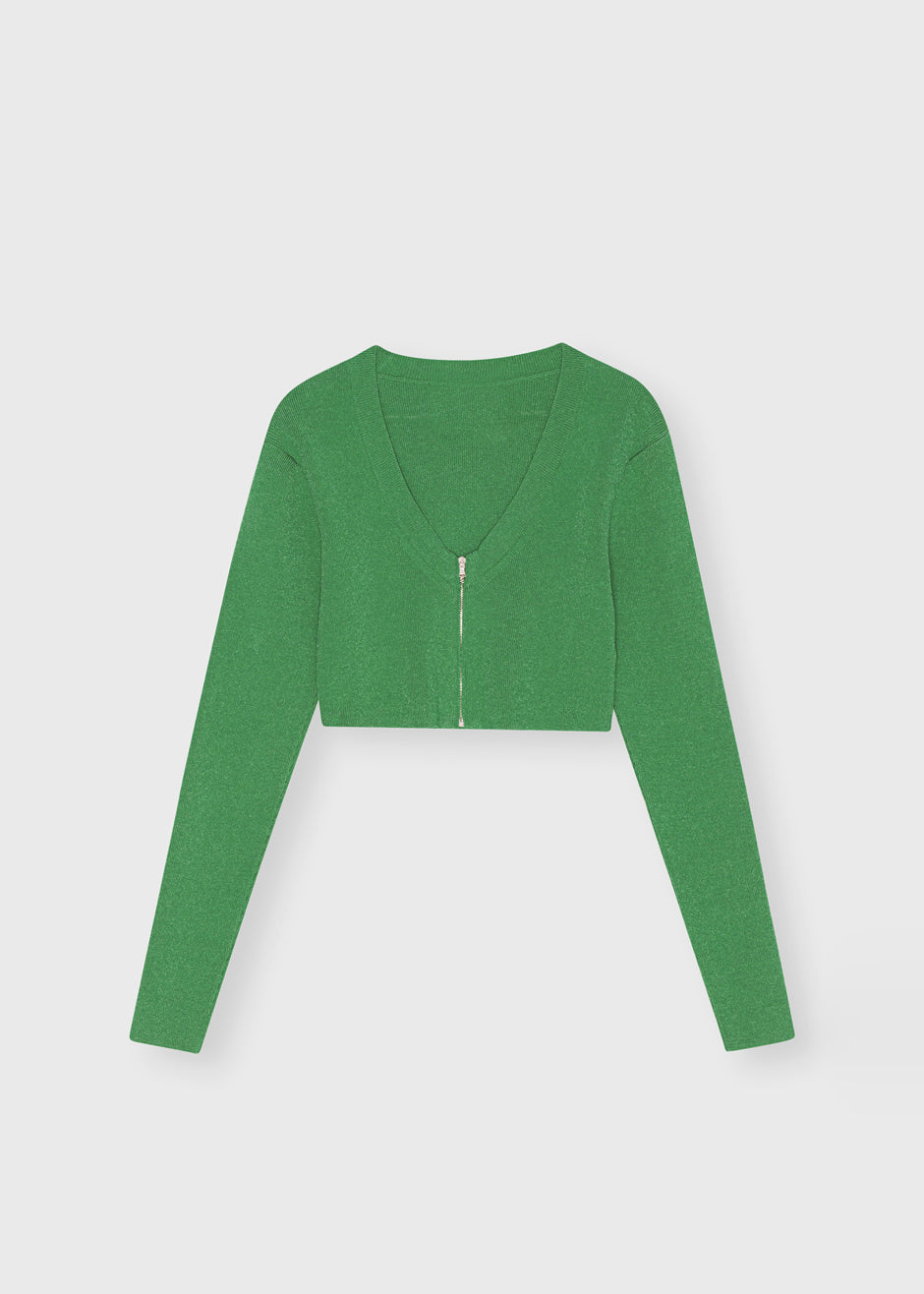 Vanessa Hong x Birgitte Herskind Miss Cardigan - Grass Green - 7