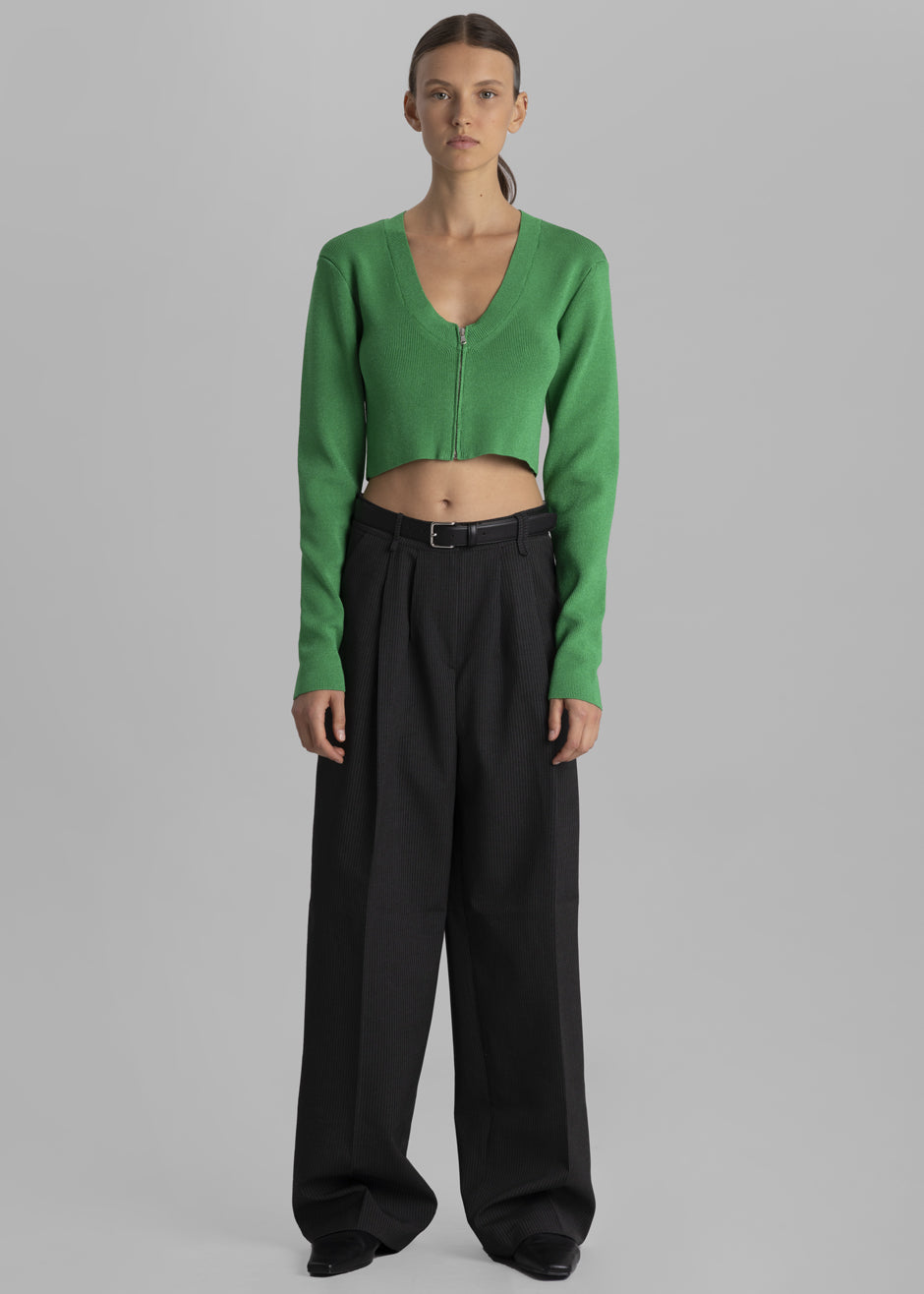 Vanessa Hong x Birgitte Herskind Miss Cardigan Grass Green