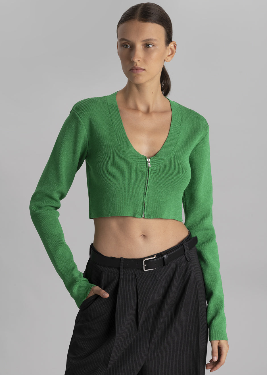 Vanessa Hong x Birgitte Herskind Miss Cardigan - Grass Green - 2