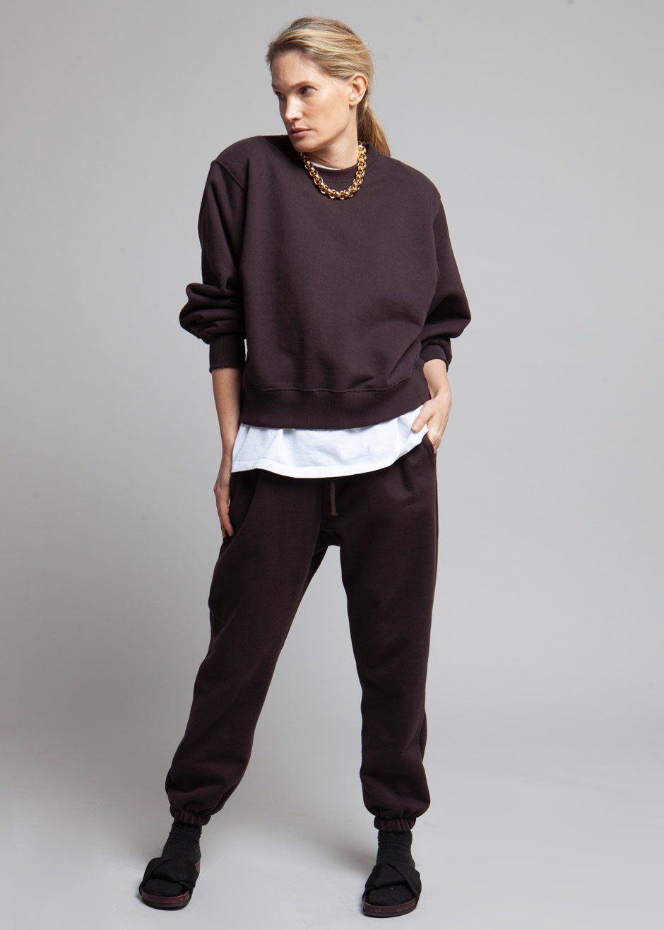 Vanessa Sweatpants Chocolate Plum