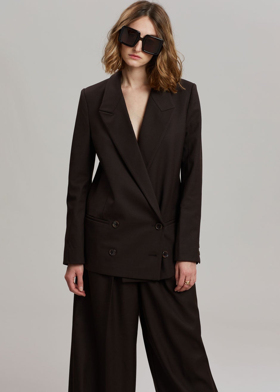 Varda Suit Blazer - Aubergine - 1
