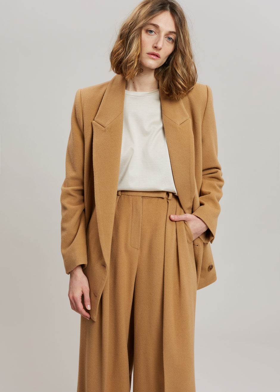 Varda Wide Leg Pants - Caramel - 6