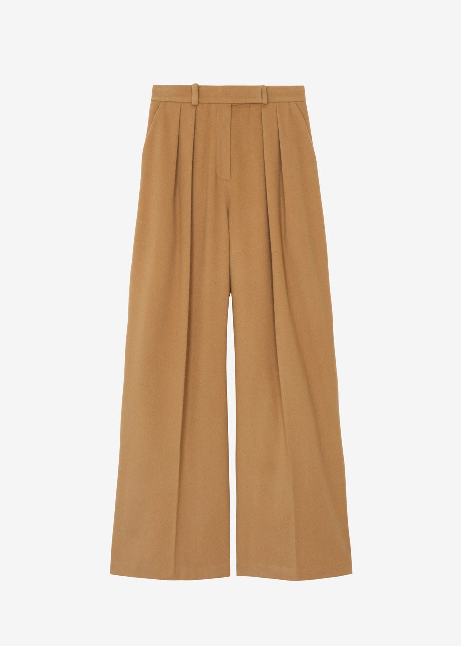 Varda Wide Leg Pants - Caramel - 8