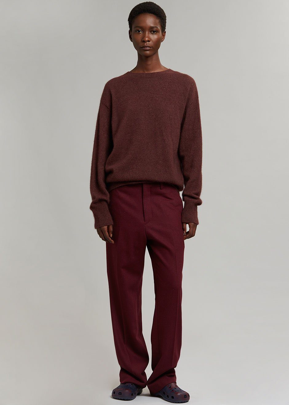Walker Twill Trousers - Merlot - 4