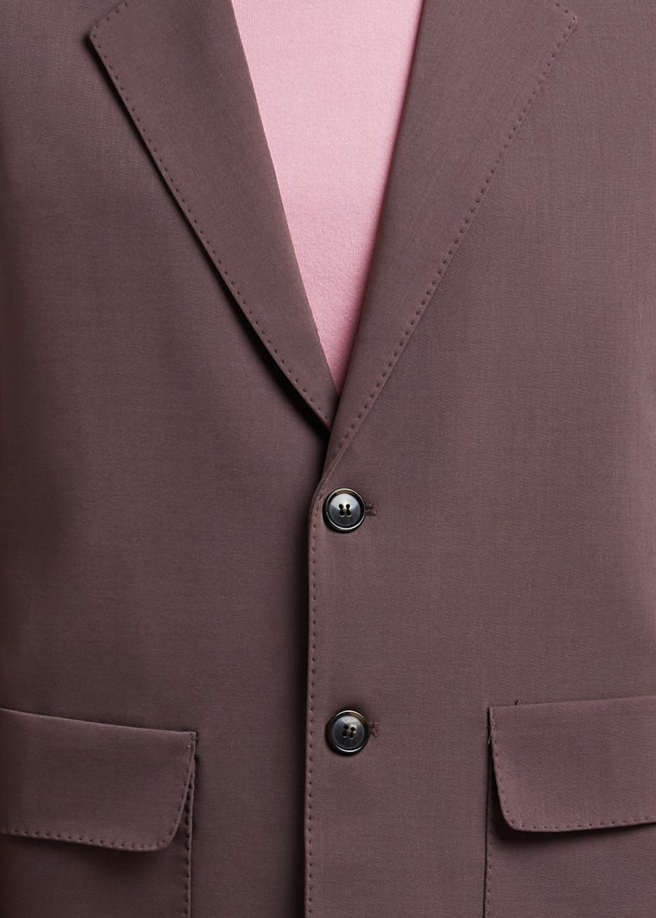 Zaire Stitch Blazer - Prune - 5