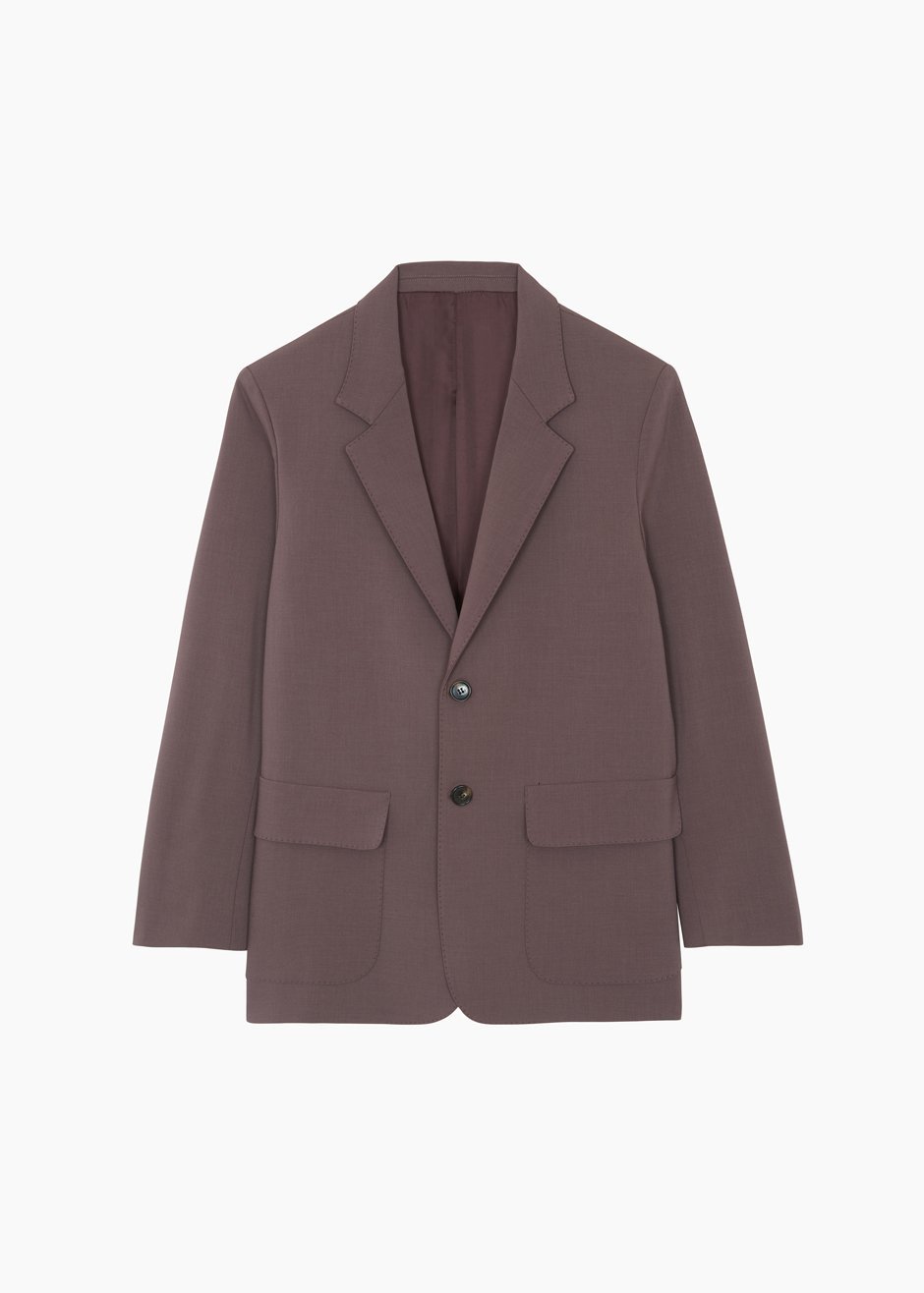 Zaire Stitch Blazer - Prune - 9