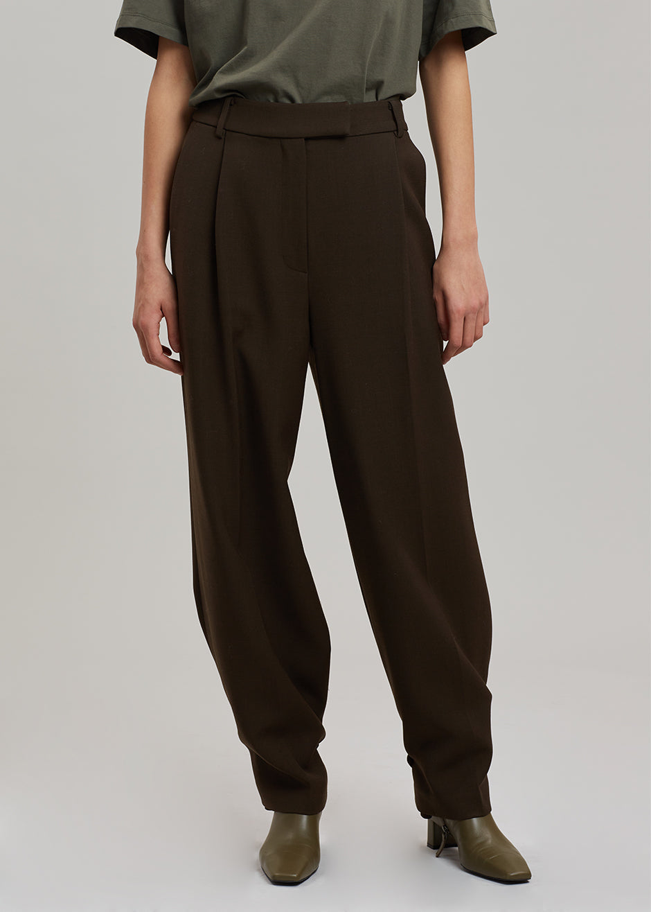 Zephyr Suit Trousers - Chocolate - 4
