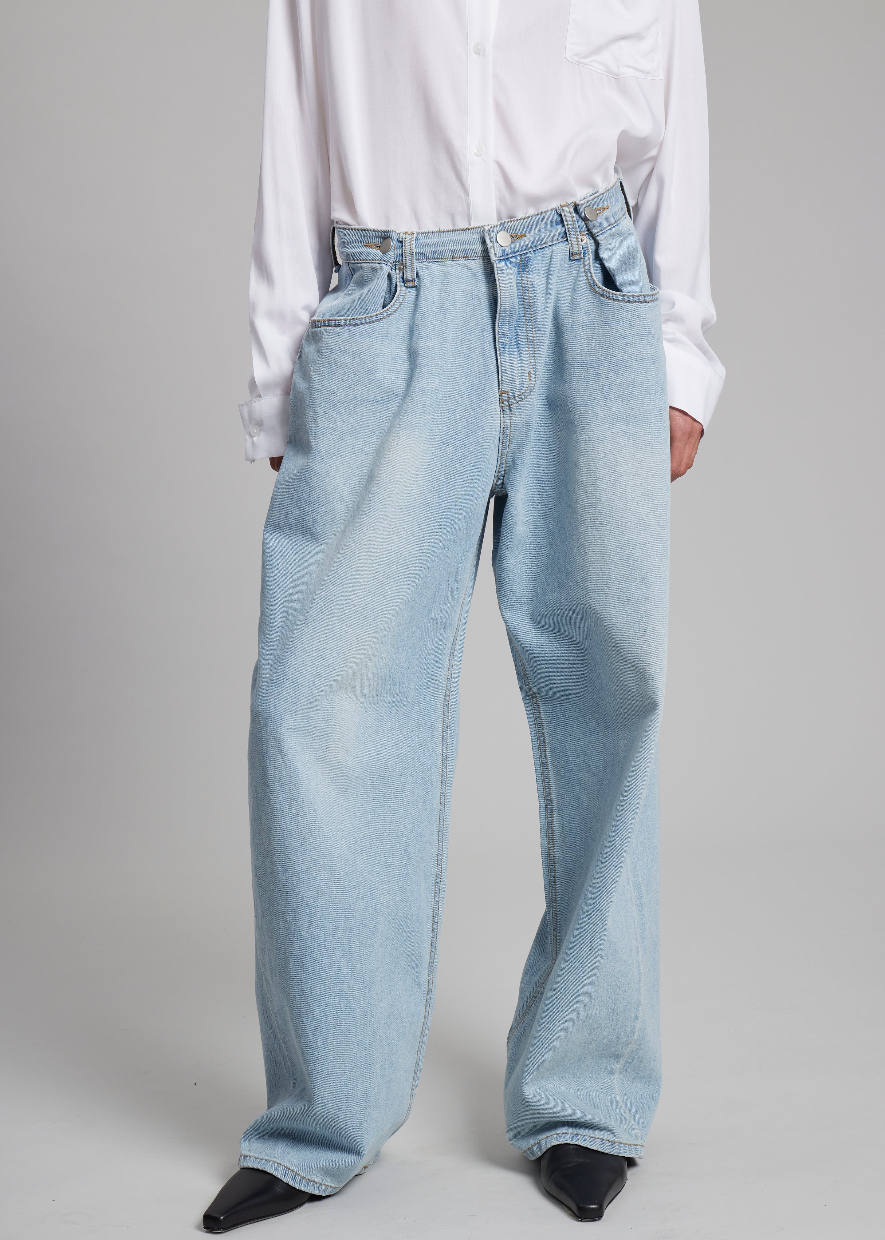 Hayla Denim Pants - Light Wash