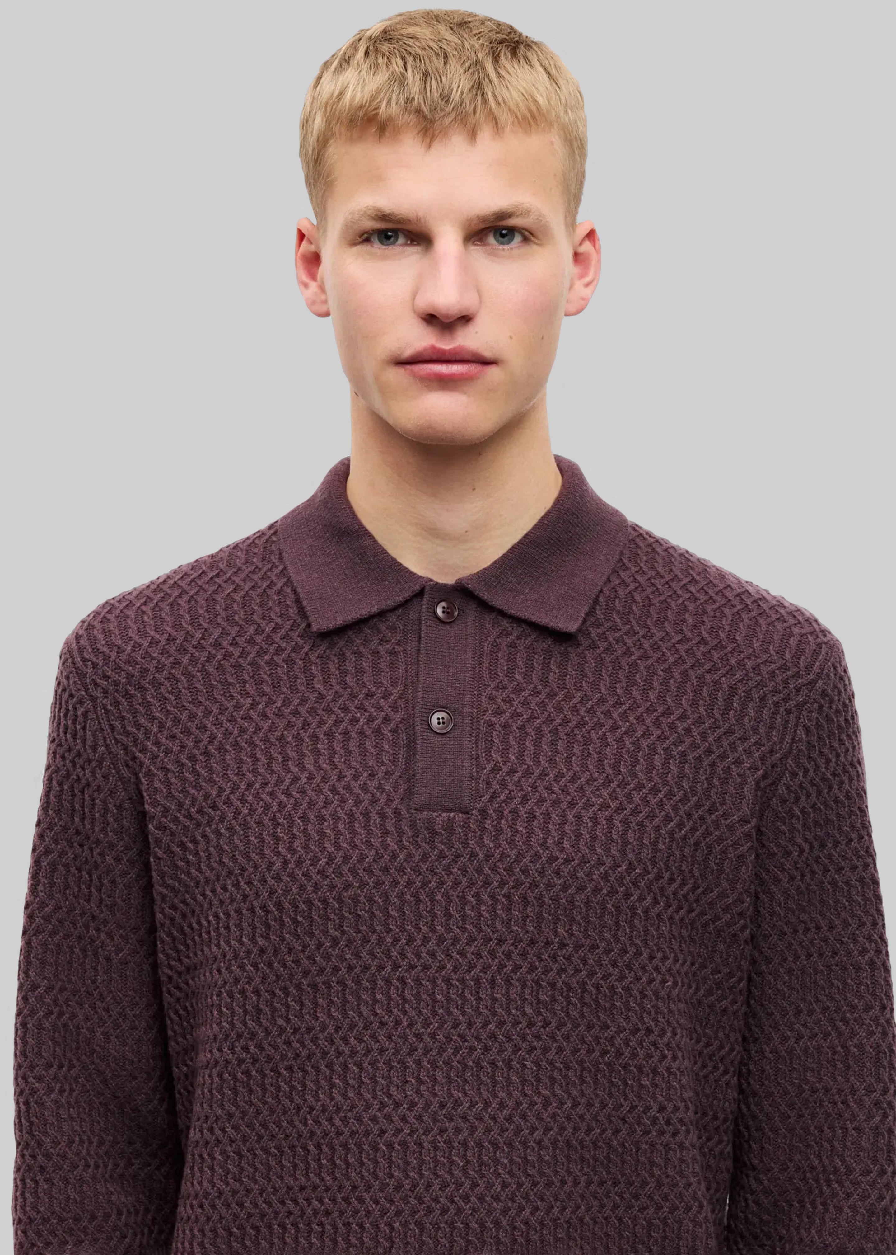 Samsøe Samsøe Sacaiden Polo - Raisin - 3