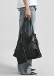 3.1 Phillip Lim Embellished Mesh Market Tote - Black