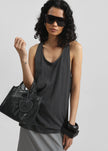 3.1 Phillip Lim Embellished Mesh Mini Market Tote - Black