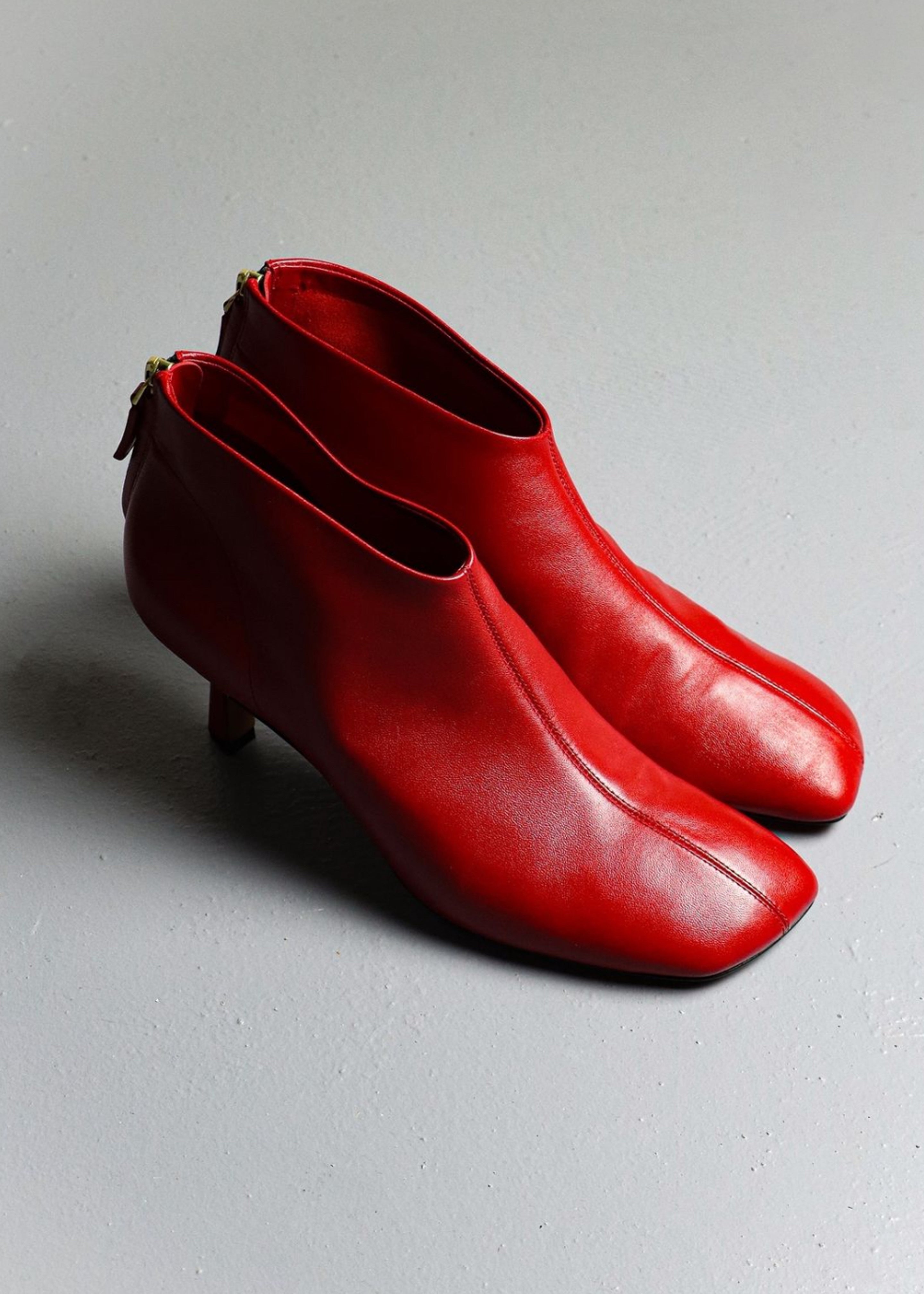 3.1 Phillip Lim ID Glove Bootie - Lipstick Red - 4