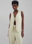 3.1 Phillip Lim Tailored Vest with Set-In Bra - Limoncello