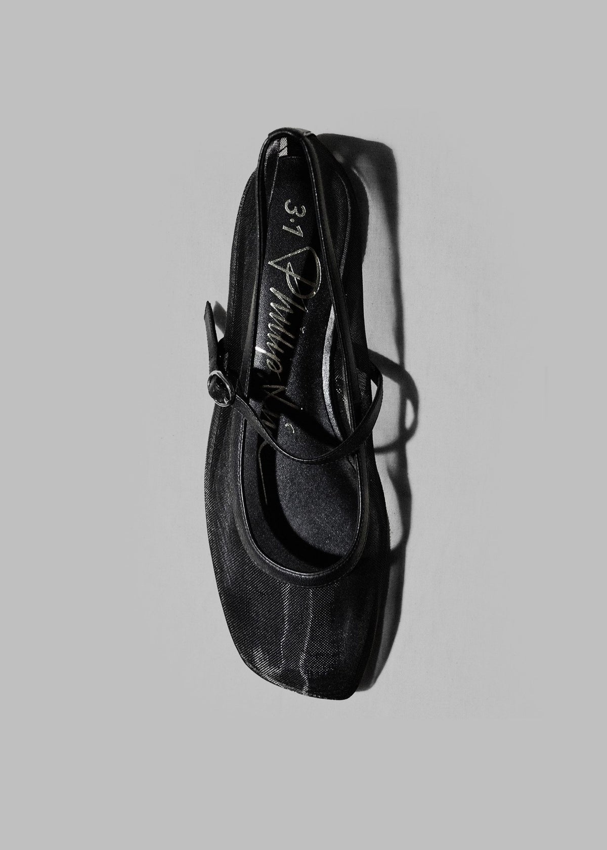 3.1 Phillip Lim ID Mesh Mary Jane Flat - Black - 6