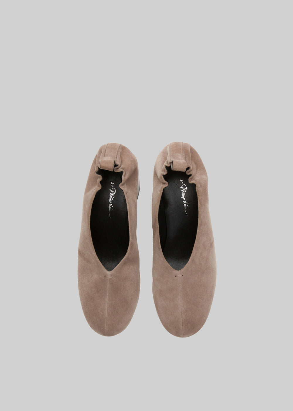 3.1 Phillip Lim Nadia Heeled Ballerina - Elephant Grey - 1