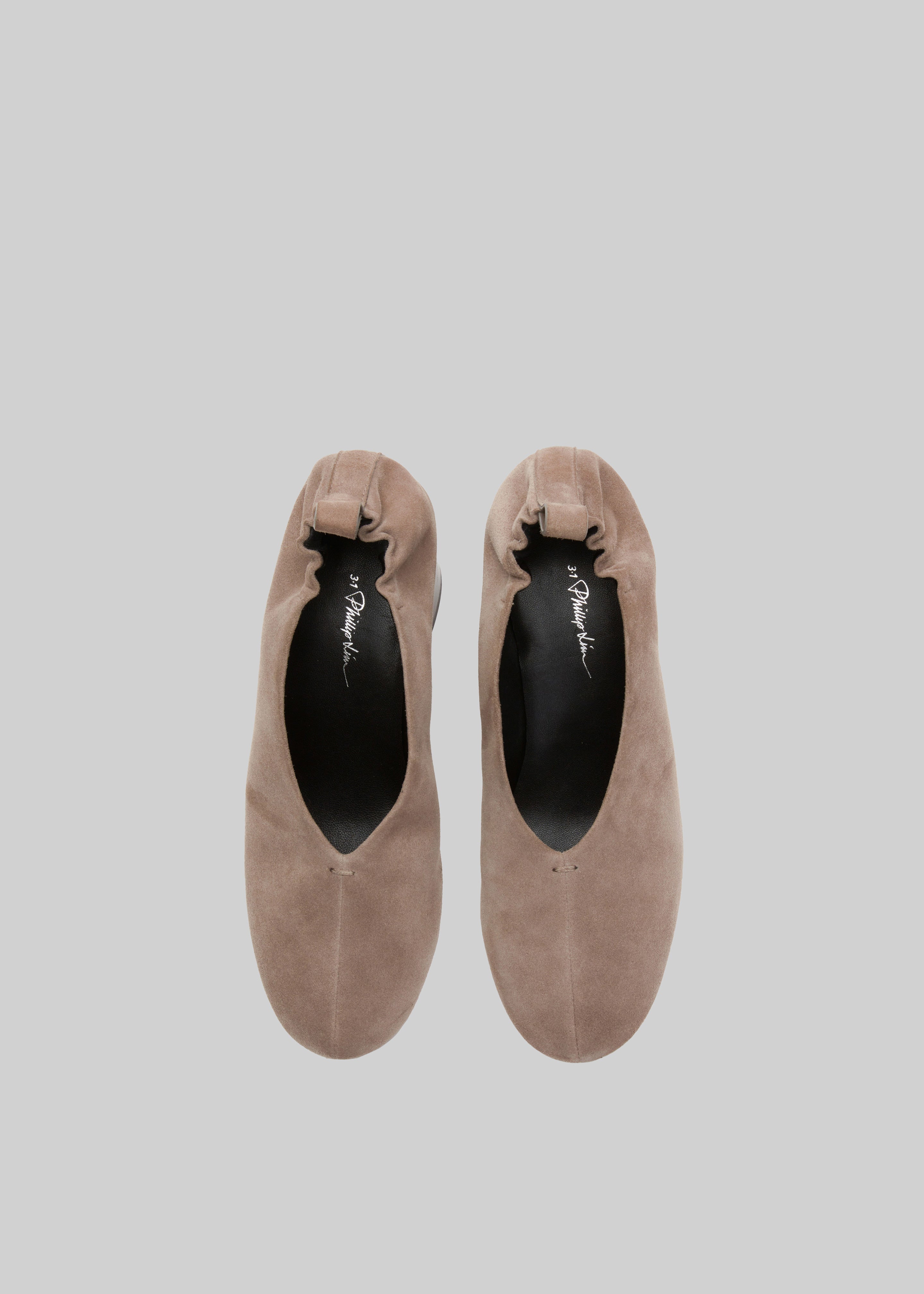 3.1 Phillip Lim Nadia Heeled Ballerina - Elephant Grey - 2