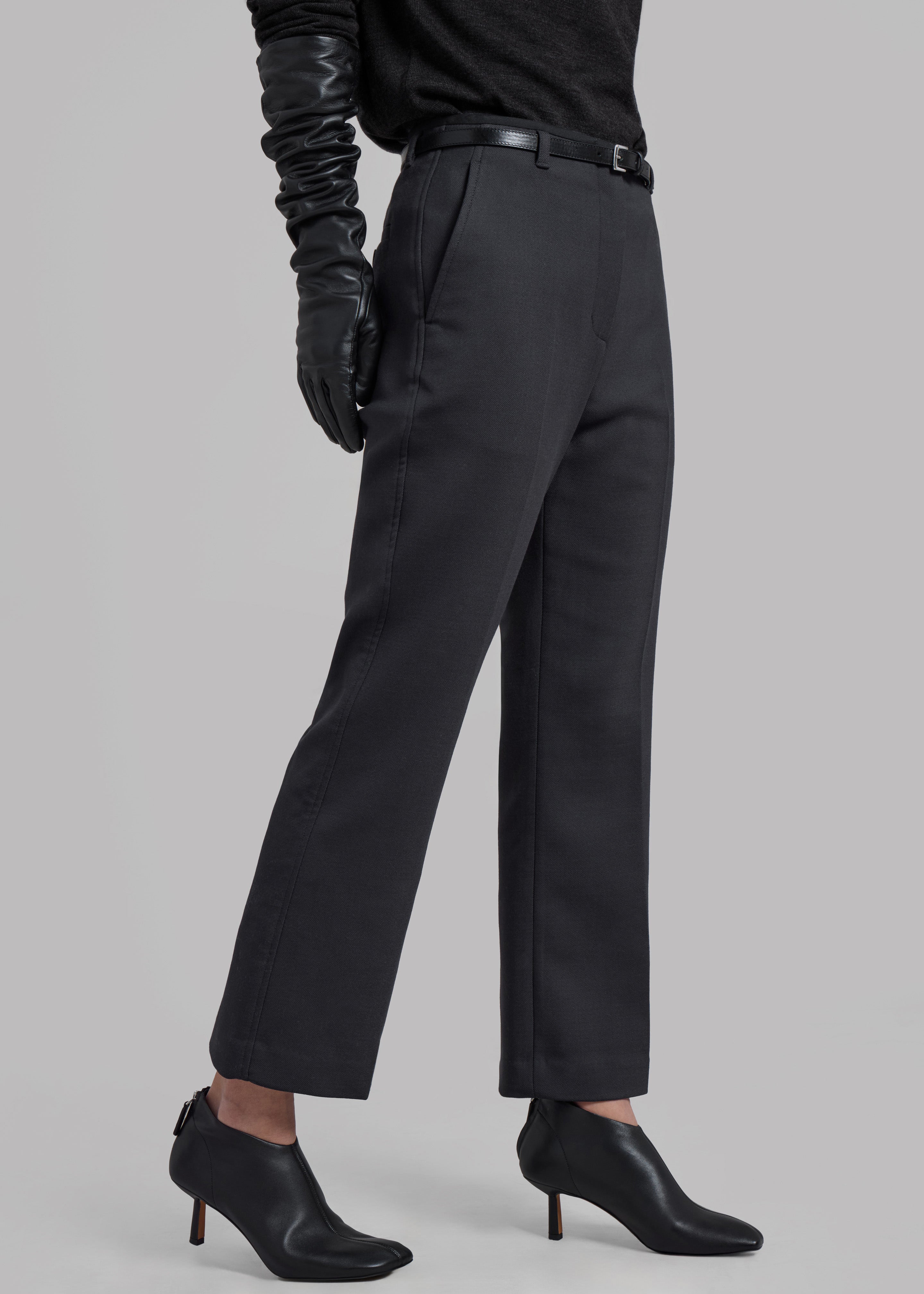 3.1 Phillip Lim Slim Kick Flare Trousers - Ink - 1