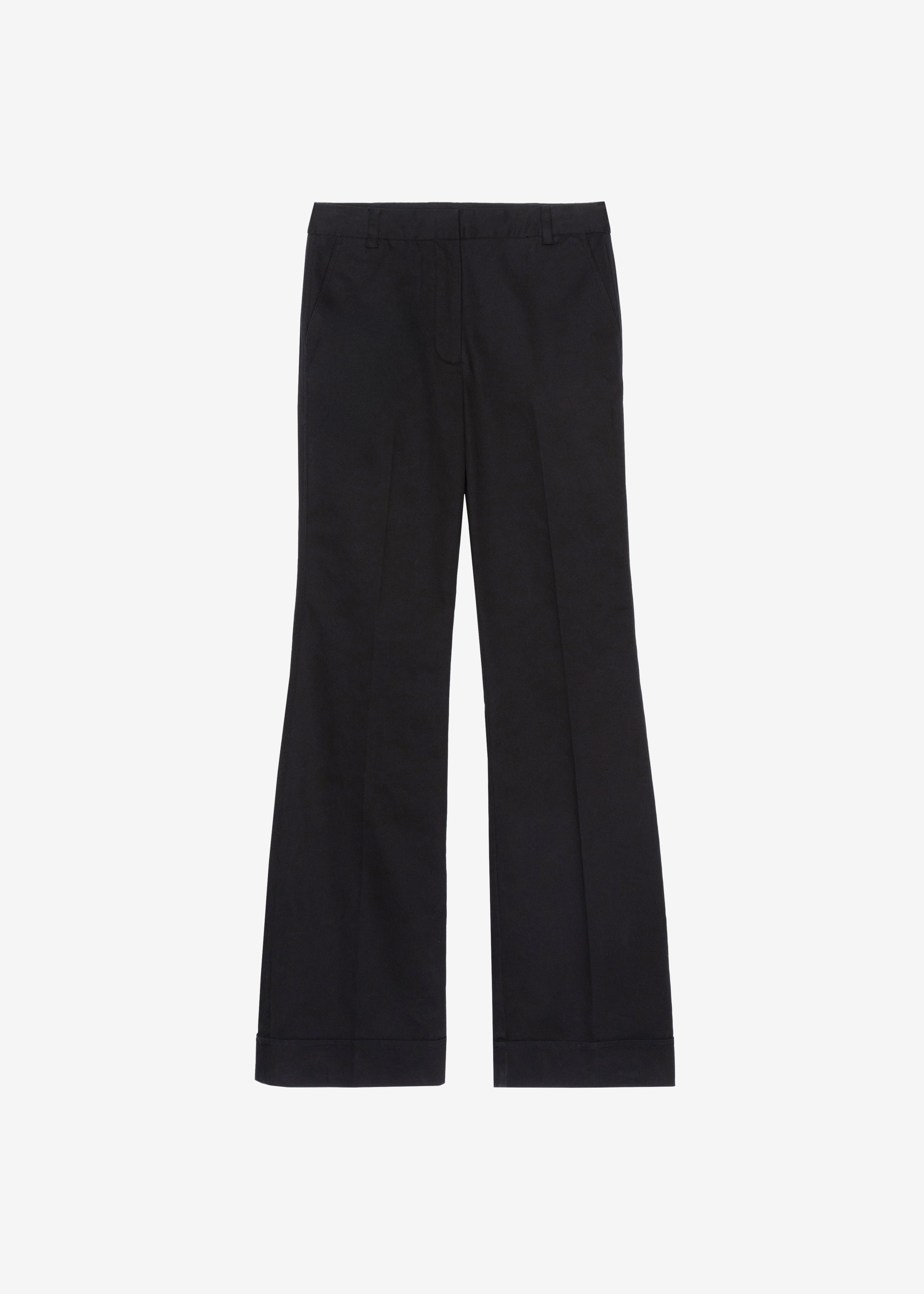 3.1 Phillip Lim Slim Kick Flare Trousers - Ink - 8