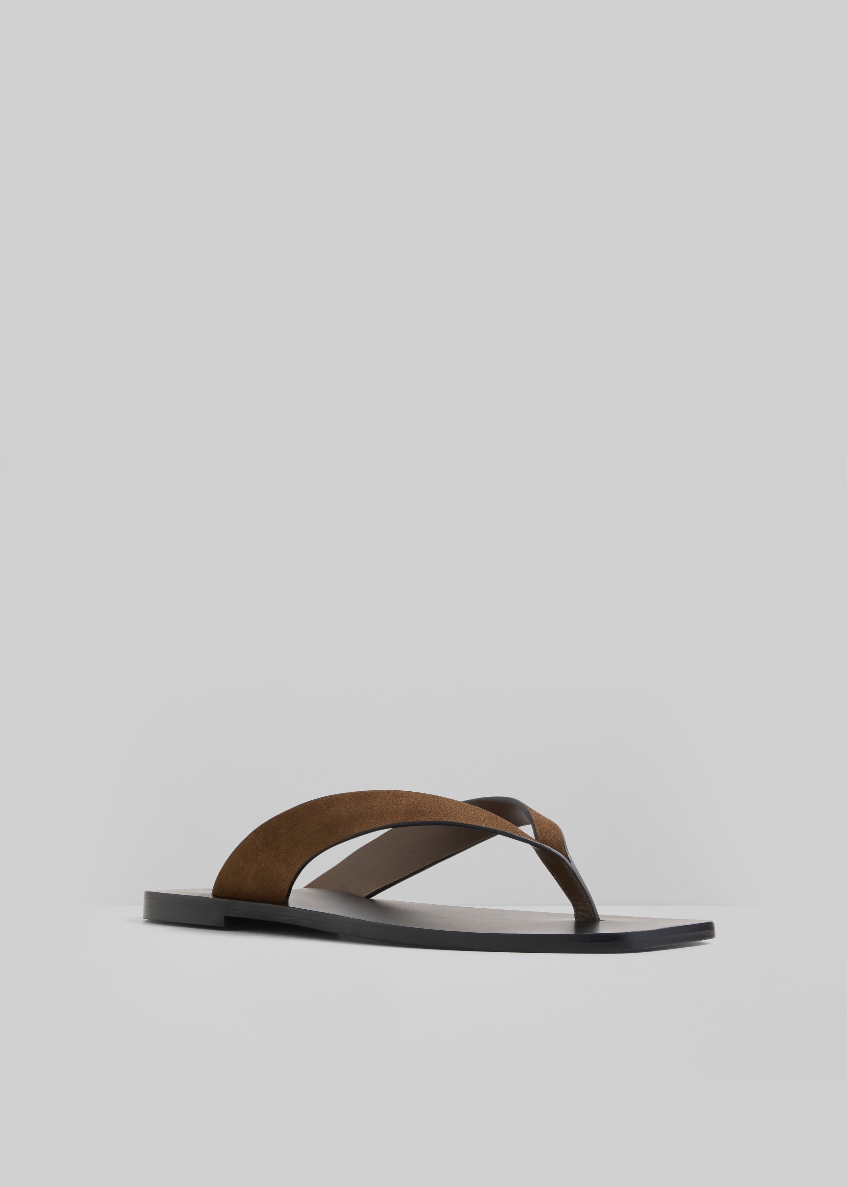 A.Emery Kinto Sandals - Chestnut Suede/Black - 4