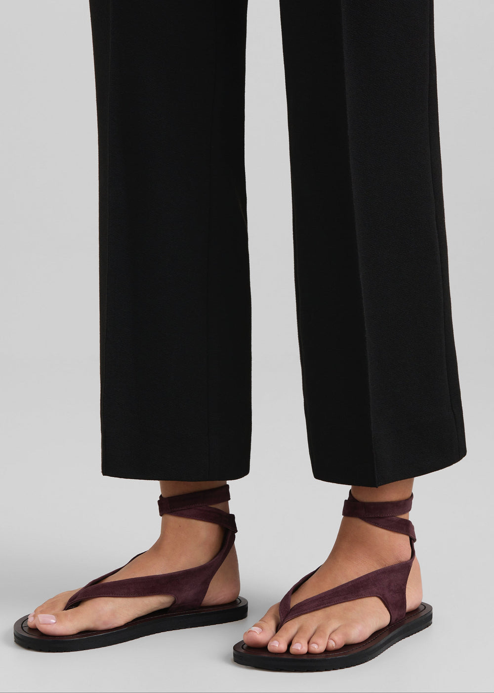 A.Emery The Elmer Sandals - Mulberry Suede - 1