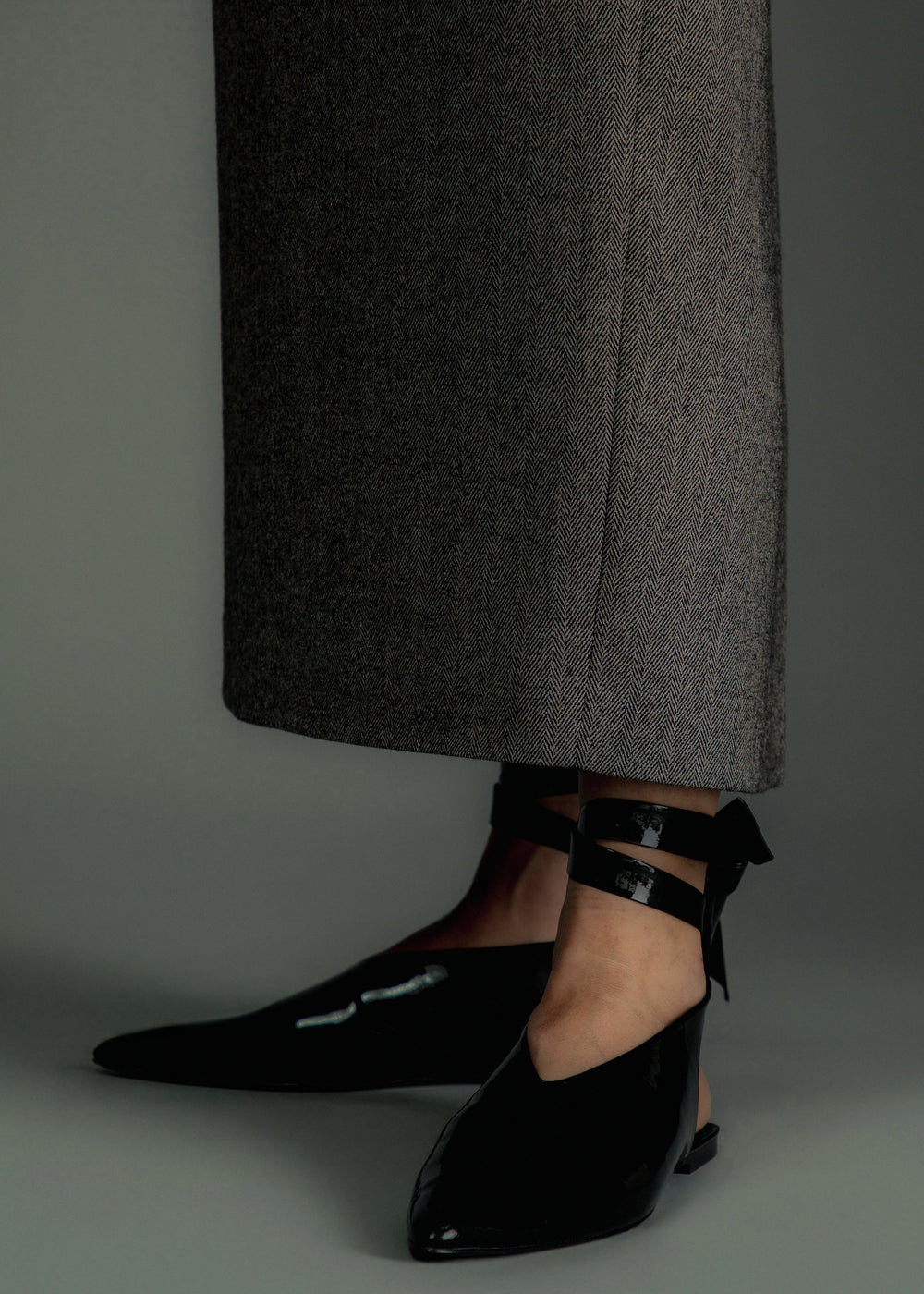 A.Emery The Maude Flats - Patent Black - 1